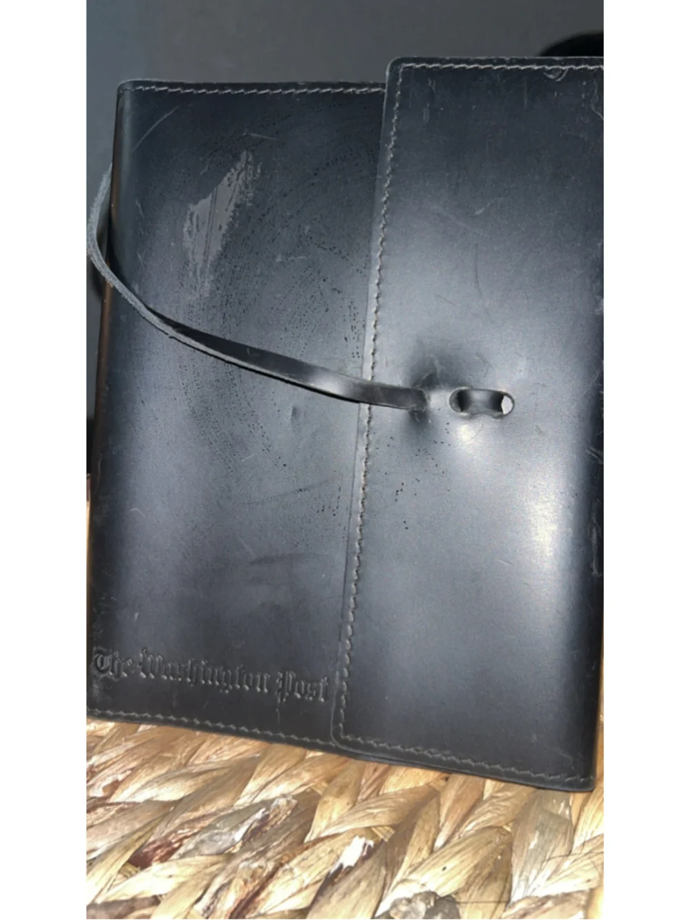 Rustico Unisex Leather Journal Notebook One Size Black